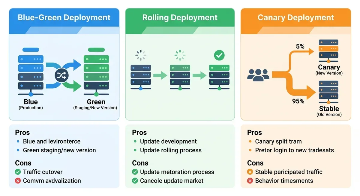 So sánh ba chiến lược deployment