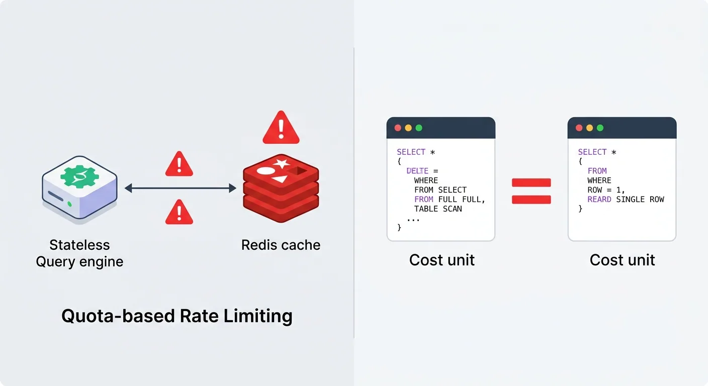 Minh họa vấn đề của quota-based rate limiting